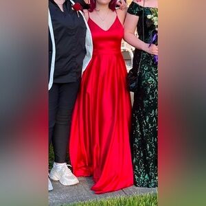 Red B. Smart Prom dress